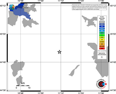 Mappa MCS - territori comuni