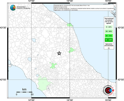 Mappa territorio comunale con almeno 3 questionari
