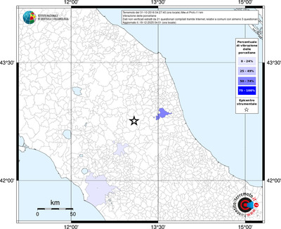 Mappa territorio comunale con almeno 3 questionari