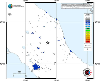 Mappa EMS - territori località