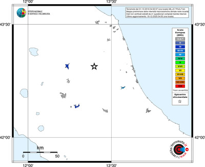 Mappa EMS - territori località