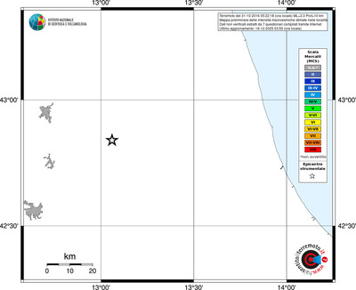 Mappa MCS - territori località