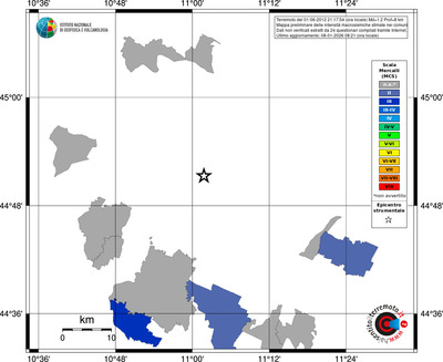 Mappa MCS - territori comuni