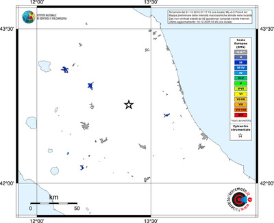 Mappa EMS - territori località