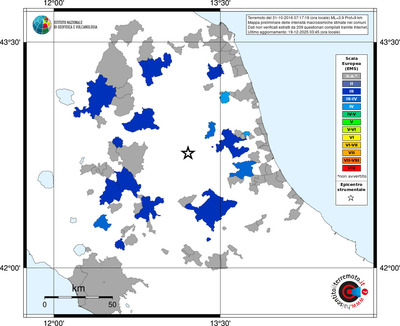 Mappa EMS - territori comuni