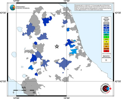 Mappa MCS - territori comuni
