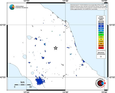 Mappa EMS - territori località