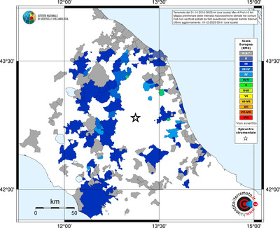 Mappa EMS - territori comuni