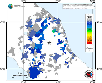 Mappa MCS - territori comuni