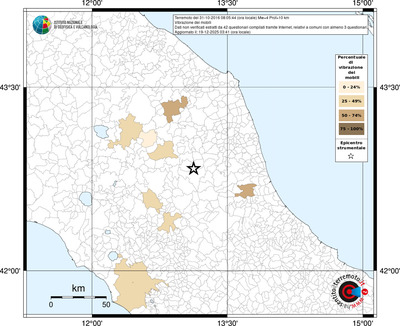 Mappa territorio comunale con almeno 3 questionari