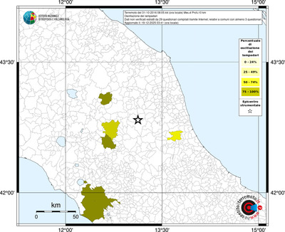 Mappa territorio comunale con almeno 3 questionari