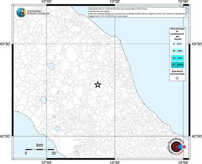 Mappa territorio comunale con almeno 3 questionari