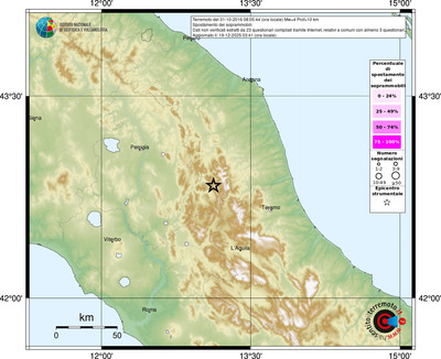 Mappa comuni con almeno 3 questionari