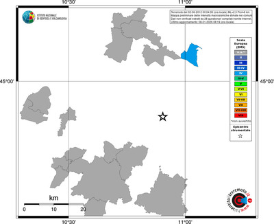Mappa EMS - territori comuni