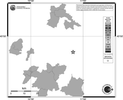 Mappa MCS - territori comuni