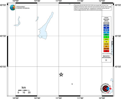 Mappa MCS - territori località