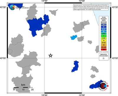 Mappa EMS - territori comuni
