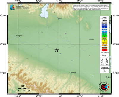 Mappa EMS - località