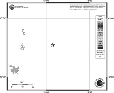 Mappa EMS - territori località