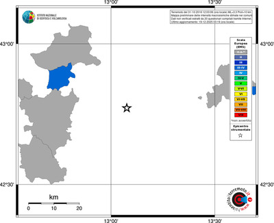 Mappa EMS - territori comuni