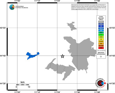 Mappa MCS - territori comuni