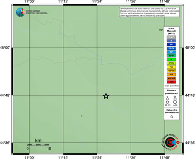 Mappa MCS - località