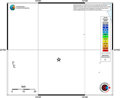 Mappa EMS - territori località
