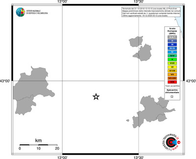 Mappa EMS - territori comuni