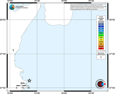 Mappa EMS - territori località
