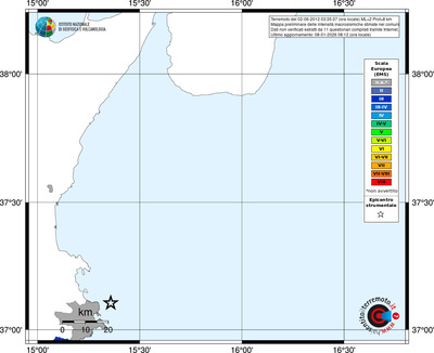 Mappa EMS - territori comuni