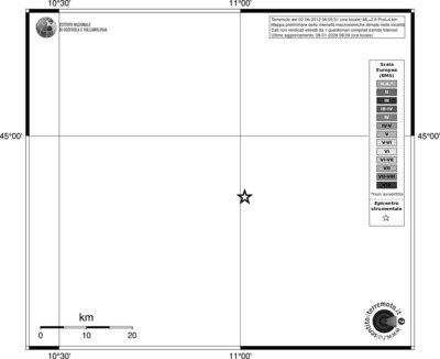 Mappa EMS - territori località
