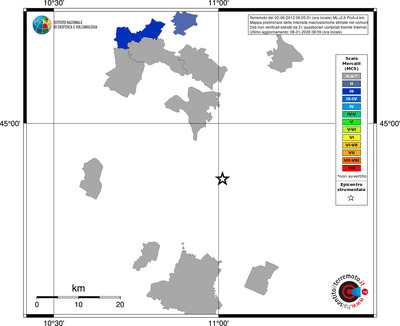 Mappa MCS - territori comuni