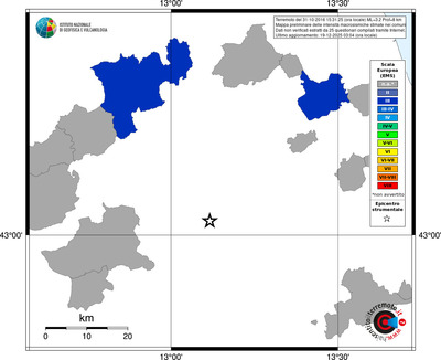 Mappa EMS - territori comuni