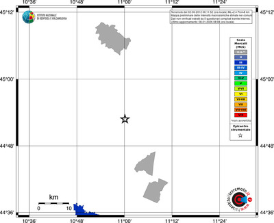 Mappa MCS - territori comuni