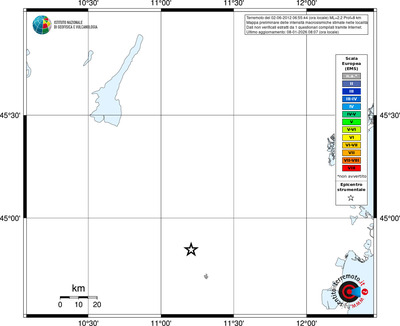 Mappa EMS - territori località