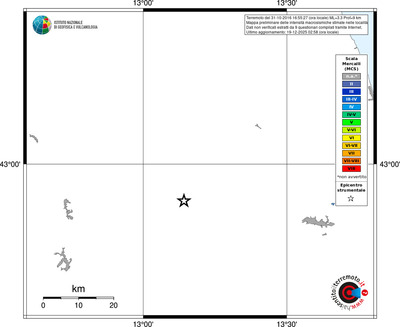 Mappa MCS - territori località