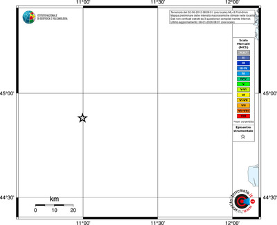 Mappa MCS - territori località