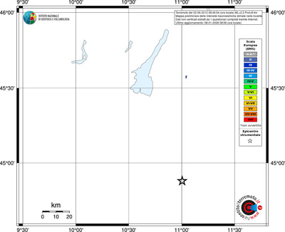 Mappa EMS - territori località