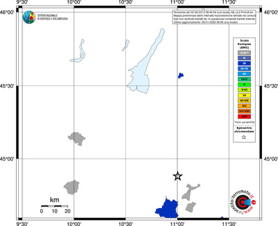 Mappa EMS - territori comuni