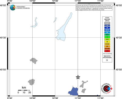 Mappa MCS - territori comuni