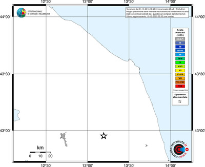 Mappa MCS - territori località
