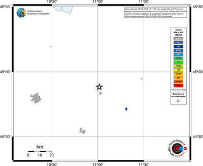 Mappa MCS - territori località