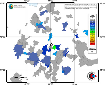 Mappa MCS - territori comuni