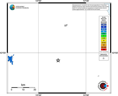 Mappa MCS - territori località