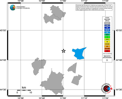 Mappa MCS - territori comuni