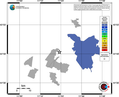 Mappa MCS - territori comuni
