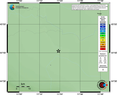 Mappa MCS - località
