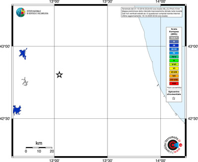 Mappa EMS - territori località