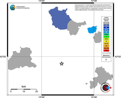 Mappa MCS - territori comuni