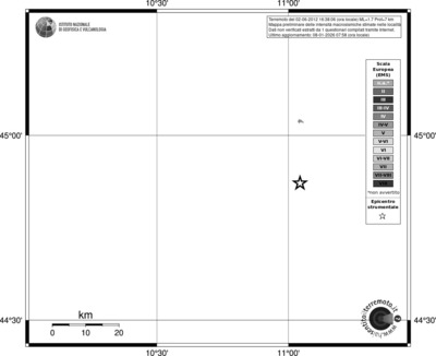 Mappa EMS - territori località